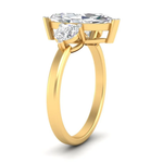 Load image into Gallery viewer, 2Ct Marquise Cut Moissanite Women&#39;s Engagement Ring 14K Yellow Gold Plated
