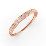 Load image into Gallery viewer, 1.90 Ct Round Cut Natural Moissanite Women&#39;s Bangle Bracelets 14K Gold Plated
