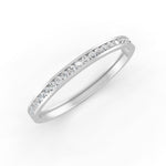 Load image into Gallery viewer, 5.50 Ct Round Cut Natural Moissanite Channel Set Bangle Bracelet 14K Gold Plated
