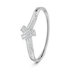 Load image into Gallery viewer, 1.50 Ct Round Cut Moissanite Women&#39;s Bangle Bracelet 14K Gold Plated
