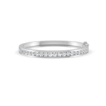 Load image into Gallery viewer, 5.50 Ct Round Cut Natural Moissanite Channel Set Bangle Bracelet 14K Gold Plated
