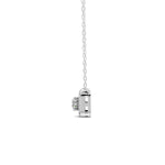 Load image into Gallery viewer, 0.30 Ct Round Cut Moissanite Women&#39;s Halo Necklace Pendant 14K Gold Plated
