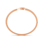 Load image into Gallery viewer, 1.50 Ct Round Cut Moissanite Women&#39;s Bangle Bracelet 14K Gold Plated
