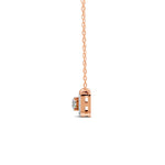 Load image into Gallery viewer, 0.30 Ct Round Cut Moissanite Women&#39;s Halo Necklace Pendant 14K Gold Plated
