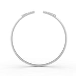 Load image into Gallery viewer, 0.15 Ct Round Cut Natural Moissanite Women&#39;s Bangle Bracelets 14K Gold Plated
