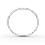 Load image into Gallery viewer, 1.90 Ct Round Cut Natural Moissanite Women&#39;s Bangle Bracelets 14K Gold Plated
