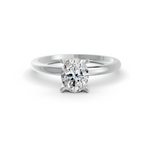 Load image into Gallery viewer, 2.50 Ct Oval Cut Moissanite Women Solitaire Ring 14K Yellow Gold Plated
