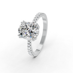 Load image into Gallery viewer, 2.50Ct Oval Cut Moissanite Women Engagement Ring 14K Gold Plated
