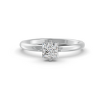 Load image into Gallery viewer, Prince Cut Real Moissanite Claw Prong Solitaire Ring 14K Gold Plated
