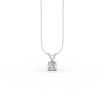 Load image into Gallery viewer, Round Cut Moissanite Solitaire Pendant 14K Gold Plated
