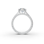 Load image into Gallery viewer, 3Ct Radiant Cut Moissanite Bridal Engagement Ring 14K Gold Plated
