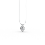 Load image into Gallery viewer, Heart Cut Moissanite Solitaire Pendant 14K Gold Plated
