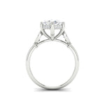 Load image into Gallery viewer, 4Ct Marquise Cut Moissanite Engagement Ring 14K Yellow Gold Plated
